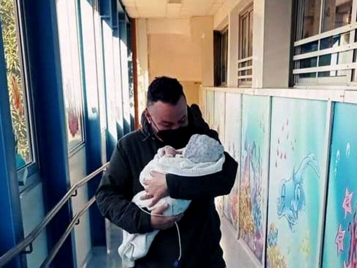 bambina covid casali del manco