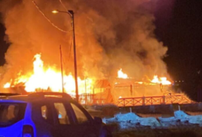 incendio lido Guardia Piemontese