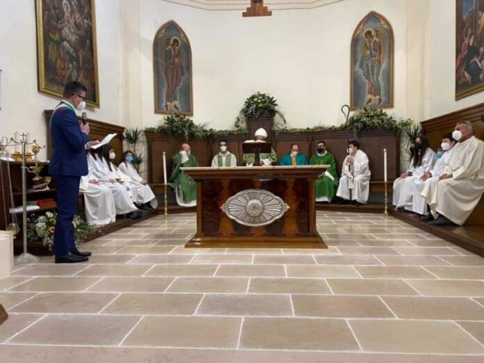 restaurata chiesa Caloveto