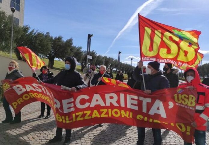 Cittadella protesta tirocinanti
