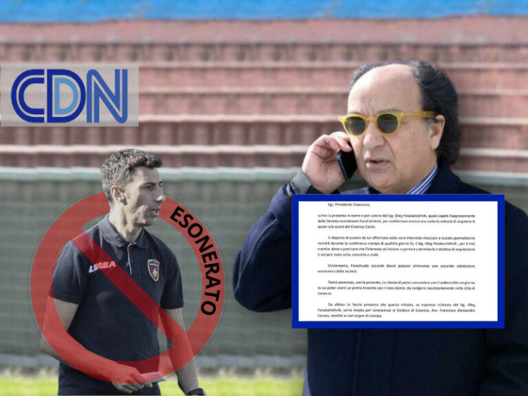 Cosenza Calcio: tra scelte tecniche e questioni societarie