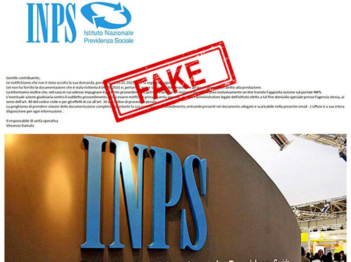 Inps Fake mail