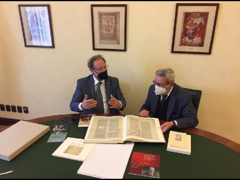 Il centro studi Gioachimiti alla Biblioteca del Senato