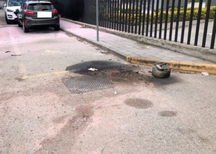 ustionato caserma carabinieri rende