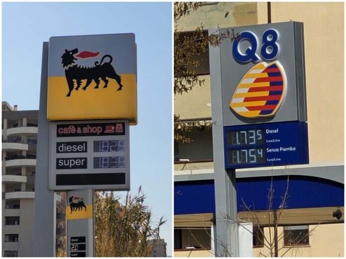 aumenti carburante 24 marzo