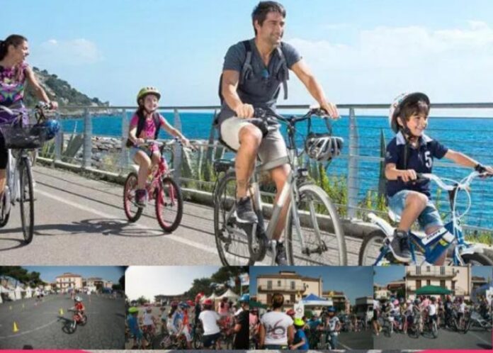Famiglia in Bici Scalea