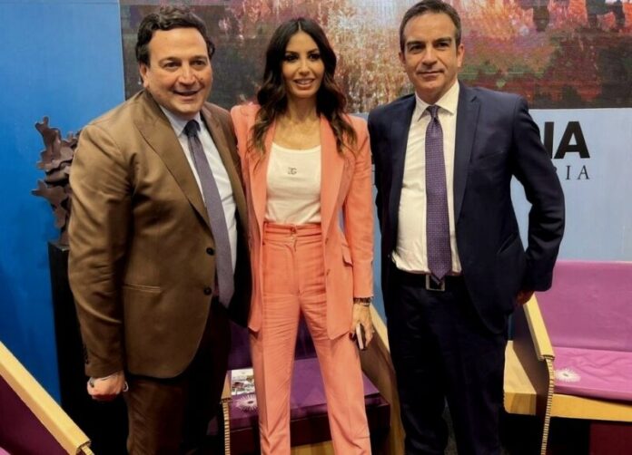 Fausto Orsomarso, Elisabetta Gregoraci e Roberto Occhiuto