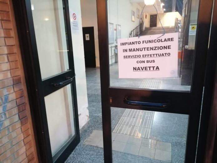 funicolare CZ chiusa