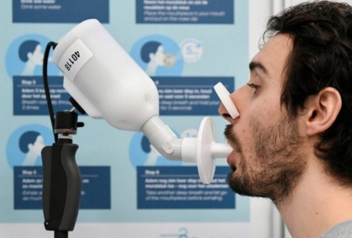 test rapido respiro covid