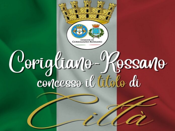 titolo omorifico cttà corigliano rossano