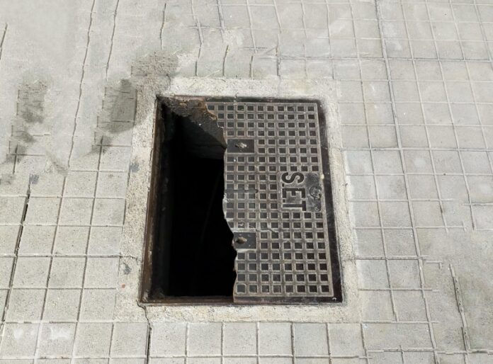 tombino rotto Cosenza