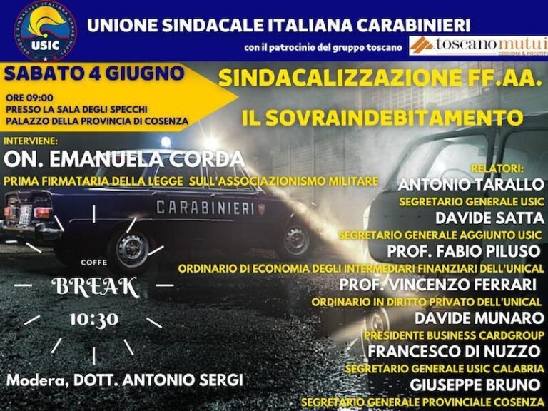Locandina incontro Usic