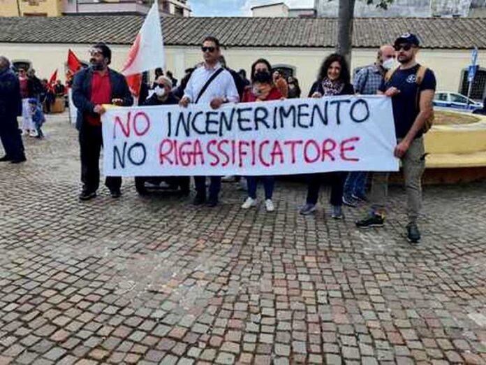 gioia tauro protesta inceneritore