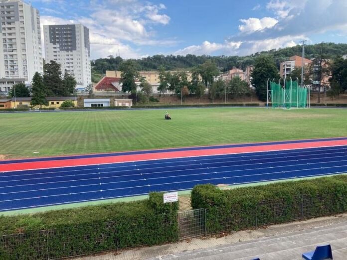 Cosenza pista di atletica del Campo scuola