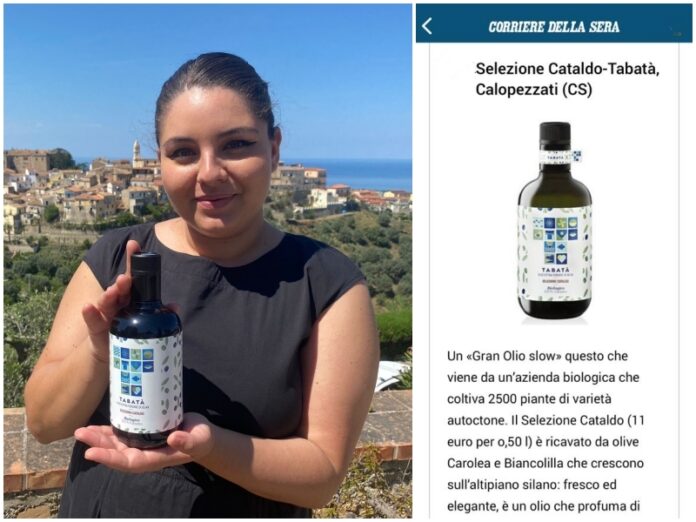 olio calabria corriere della sera
