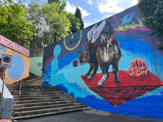 scalinata liceo telesio