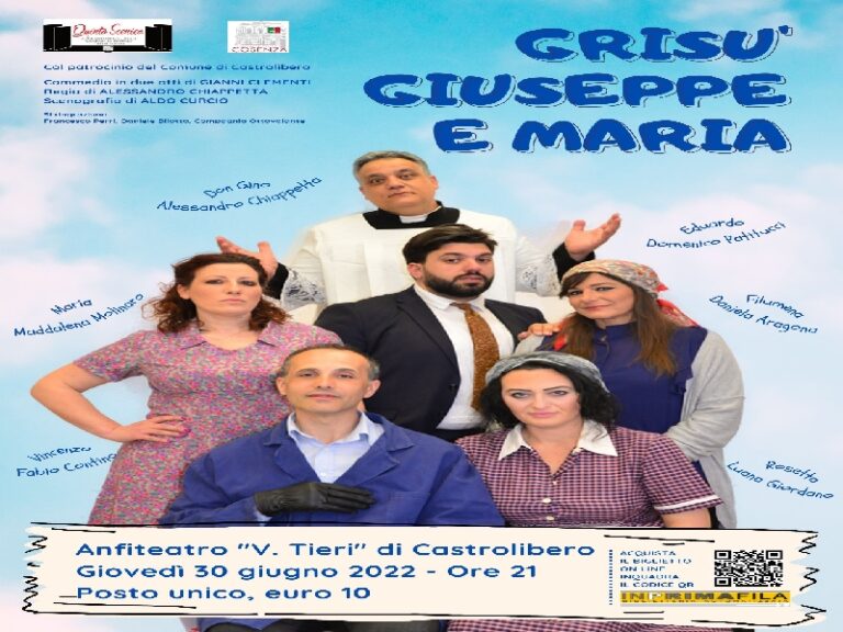 “Gesu’, Giuseppe e Maria”, Quinta scenica a Castrolibero
