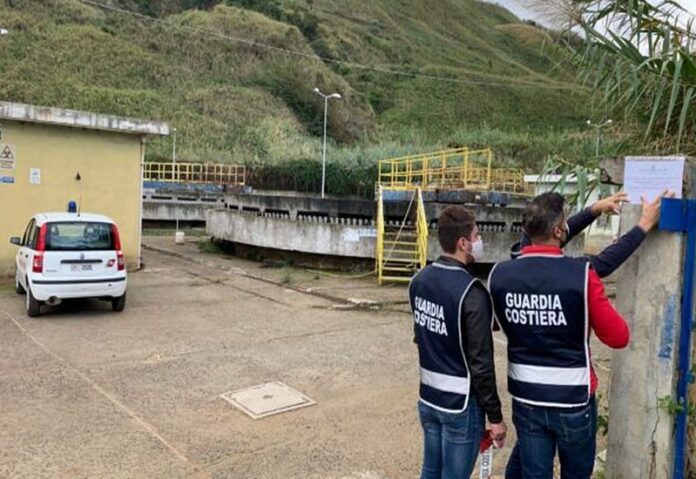 Pizzo depuratore sequestrato