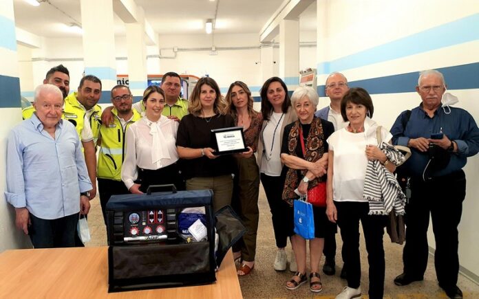 consegna ventilatore Adamo Onlus a Croce Amica