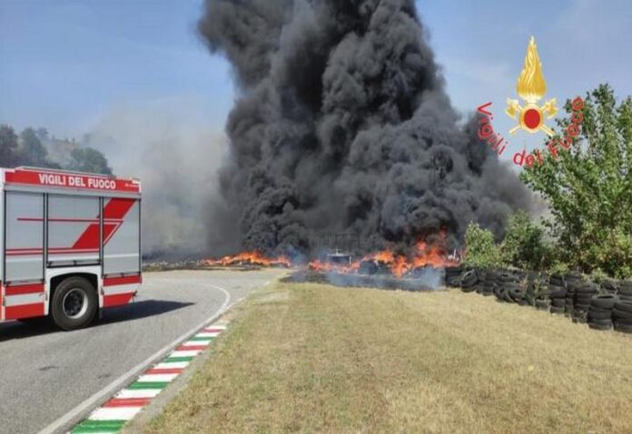 incendio due mari catanzaro