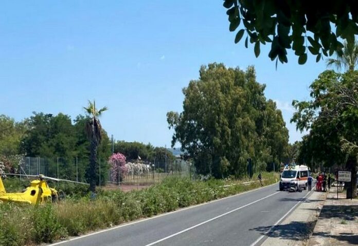 incidente moto calopezzati