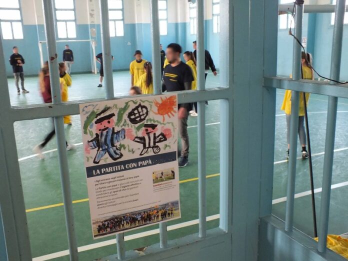 partita papà detenuti figli