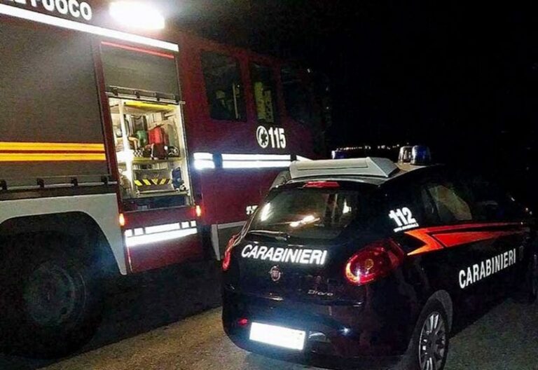 carabinieri e vigili del fuoco