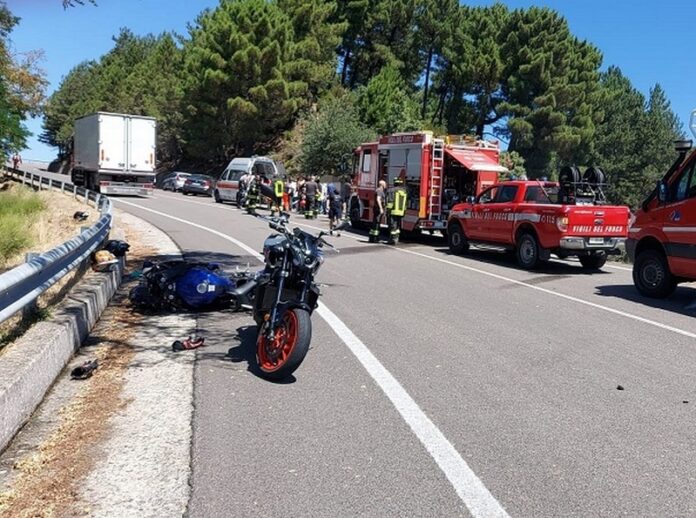 incidente moto pentone
