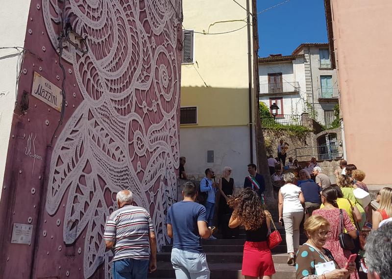 mendicino Il Museo Urbano della Seta all’aperto