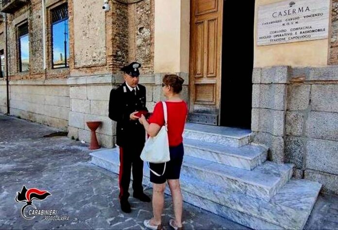 portafoglio smarrito carabiniere