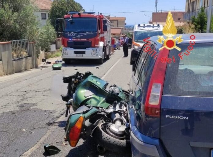 sellia marina incidente moto
