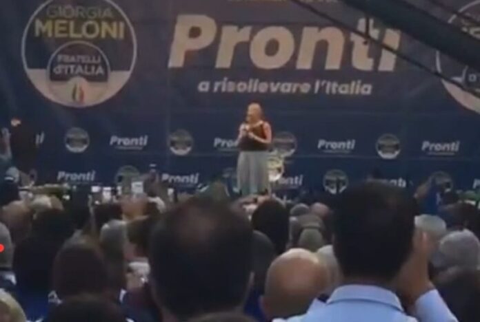 Giorgia Meloni a Cosenza