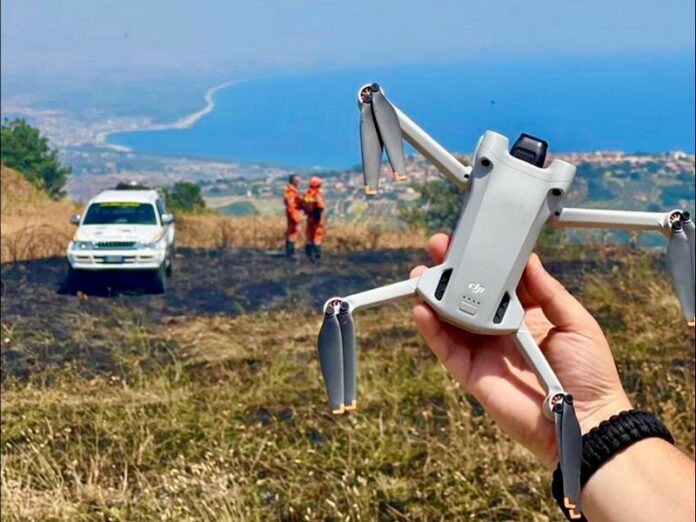 monitoraggio calabria drone