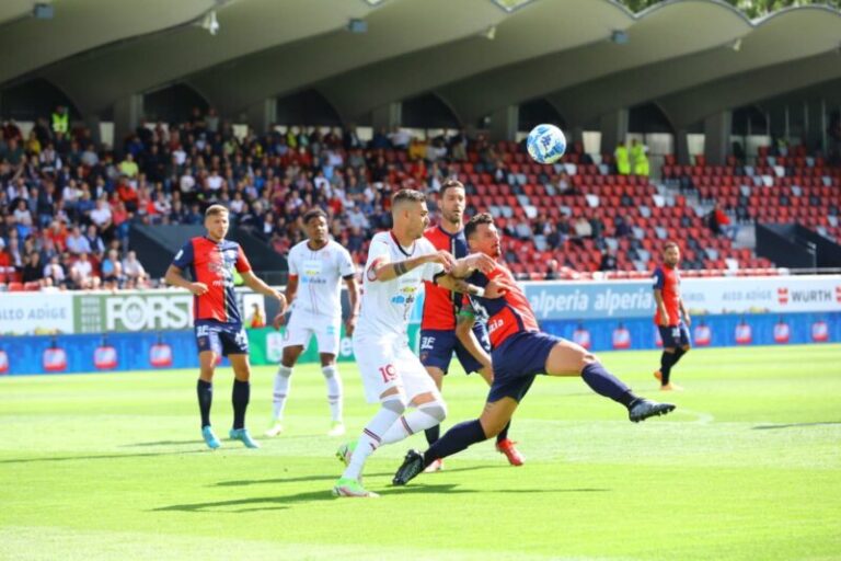 Sudtirol – Cosenza 1-1. Un tempo a testa sancisce il pari