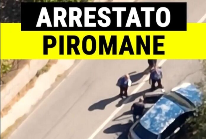 arresto piromane calabria