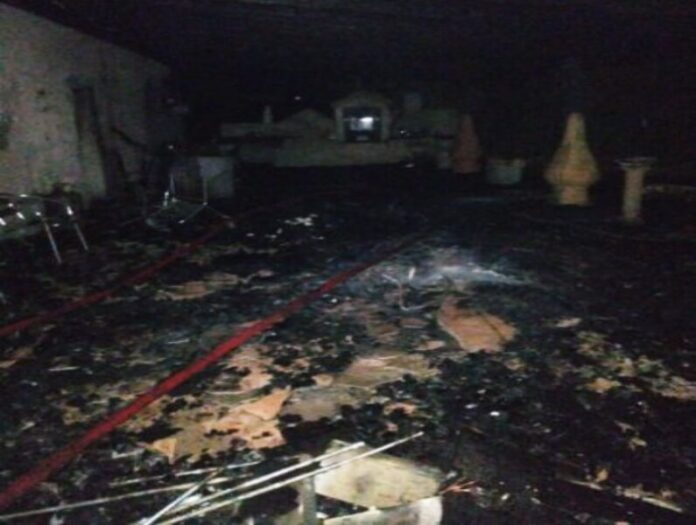 casa incendio