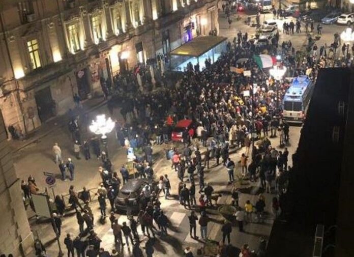 manifestazioni no vax catanzaro