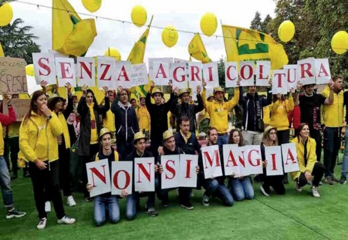 protesta coldiretti agricoltura