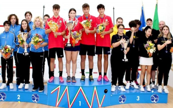 Squash Scorpion premiazione Coppa Italia