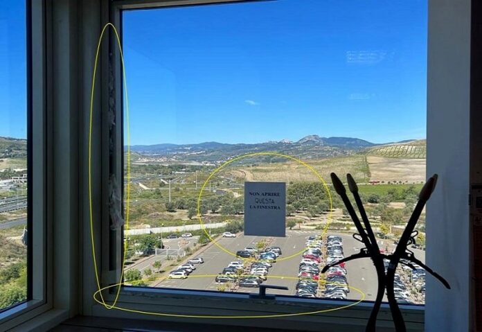 cittadella regionale finestra rotta