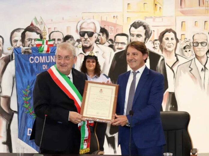 diamante cittadinanza onoraria presiedente inps