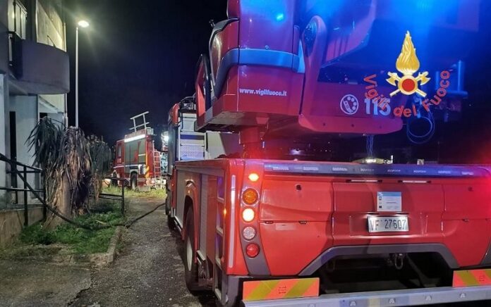 incendio palazzina catanzaro