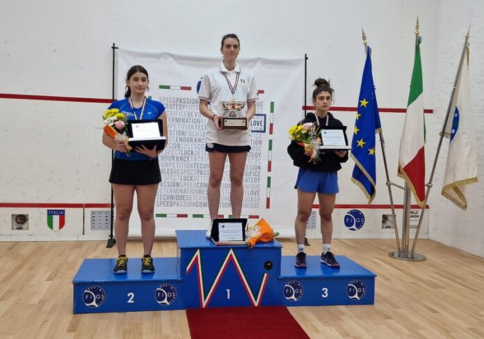 Calabria Podio femminile Assoluti Squash