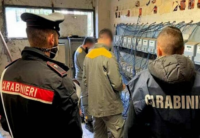 furto energia elettrica cassano