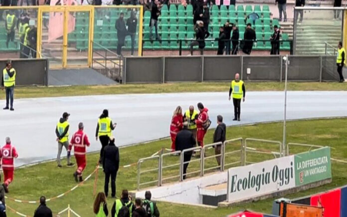 steward feriti stadio Cosenza