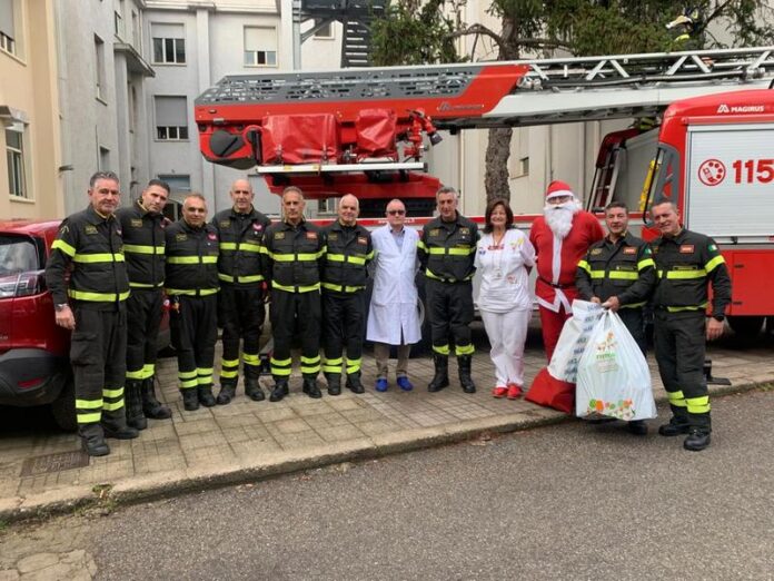 babbo natale vigili del fuoco
