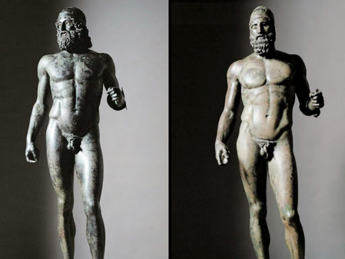 bronzi di riace triennale milano