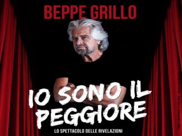 spettacolo comico Beppe Grillo