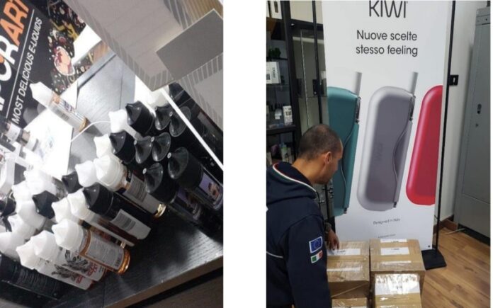 liquidi sigarette elettroniche sequestrati