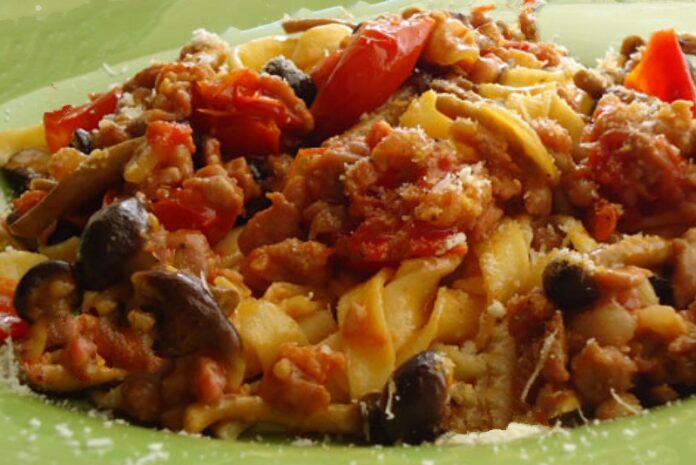 porcini salsiccia formaggio